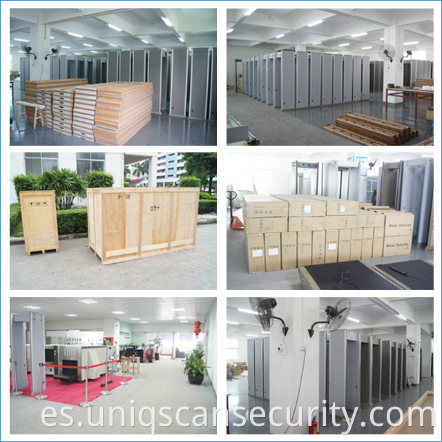 33 zonas Control de seguridad Puerta UZ800 Detector de metales para uso en exteriores